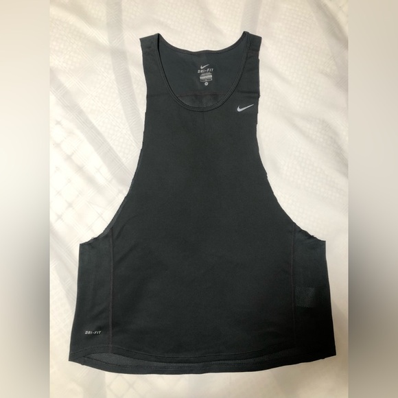 Nike Custom Gray Dri Fit Tank Top - Picture 1 of 6